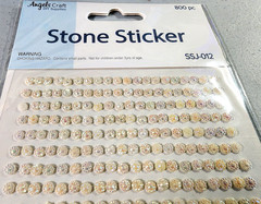 Angels Craft 3D Stone Stickers 800pc 12″ Bling Scrapbooking Junk Journal