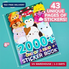 Horizon Group USA Sticker Book with Large and Small Sizes, Kids Stationary for W