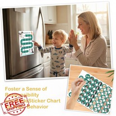 HJLLOQR Dog Theme Reward Chart 20 Charts 432 Stickers