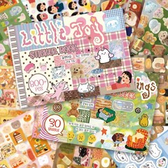 Kawaii Sticker Book – 30 Sheets, 800 Cute Cartoon Animal Stickers for Journaling