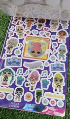 L.O.L. Surprise Colorful Sticker Book LOL Puffy 150 Stickers Glitter Foil Glossy