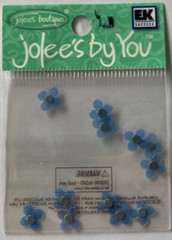 BLUE IMPETIENS FLOWER Embellishment (12pc)Jolee’s •Garden•Plant•Spring•Wedding