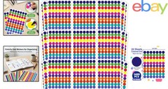 Versatile 1400 PCS Dot Stickers, Great for Kids’ Crafts and School Projects