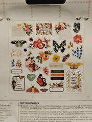 Prima Marketing Painted Floral – Ephemera w/Foil Accents, 656270