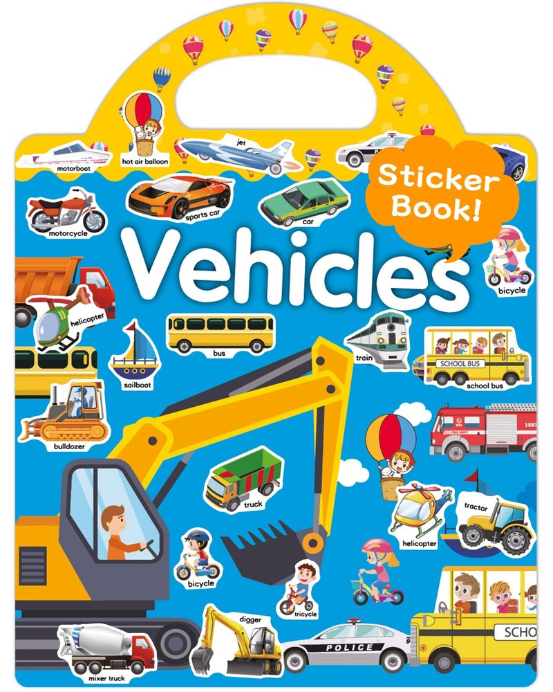 Reusable Sticker Book for Toddlers, Travel Stickers for Kids, Toddler Crafts Act