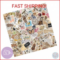 300 Pcs Vintage Stickers, Junk Journal Supplies, Cute Stickers for Journaling Su