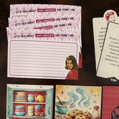50+ Pc. Lot Junk Journal Ephemera Embellishments Recipes Baking Retro 1950’s