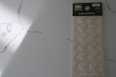 Making Memories Details Circle Medium Blank Page Pebbles Scrapbooking Crafts