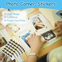 Photo Corners Self Adhesive Corner Stickers for Scrapbooking Personal Journal