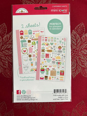 RARE – DOODLEBUG MADE WITH LOVE BAKE ME HAPPY STICKERS – 2 SHEETS