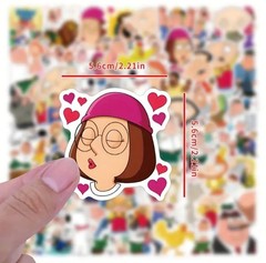 20 FAMILY GUY RANDOM ASSORTED 2″ STICKERS LABELS ANIME PARTY FAVOR GIFT