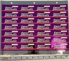 Sweet Nothings Grape Sticker Sheet CM-107 Metallic Edge Vintage