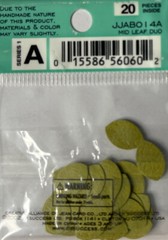 GREEN MID LEAF DUO Die-cut Embellishment(20pc)Jolee’s•Flower•Garden•Stem•Bush