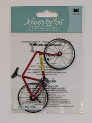 Jolee’s Large Red Bicycle Bike Scrapbooking Embellishment