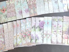 100PC Scrapbooking Vintage Ephemera Paper Pack The Rose Connection New Design