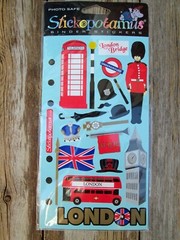 NEW Stickopotamus Destination Binder Stickers LONDON SP-CY-09 England Bridge