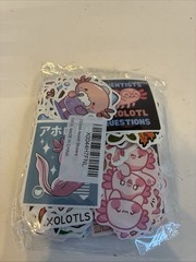 Axoloti Assorted Kids Stickers. 200 Pcs. Scrapbook. Cartoon. Funny. Animal. Cute