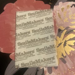 Vintage SmileMakers Beachy Mini Dots Sticker Mod 2×4 Inches