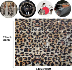 12000Pcs Leopard Print Rhinestone Stickers Bling Diamond Sticker 2 Mm Rhinestone