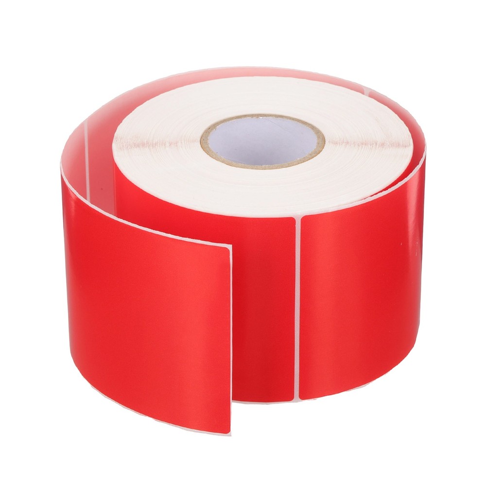 500 Per Roll 3×5″ Rectangle Inventory Color Coding Labels Red 1 Roll