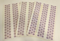 VTG Lisa Frank Stickers. Y2K Complete Strips. Lot of 9 Strips/3 Sheets. New.