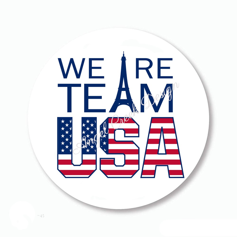 Team USA Stickers USA FLAG Paris Envelope Seals Paris Summer Olympics Favors