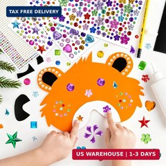 10000PCS+ Gem Stickers, Rhinestone Stickers for Crafts, Self-Adhesive Bedazzling
