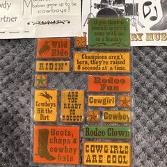Jolee’s Boutique Dimensional Scrapbooking Stickers Lot, Cowboy & Country Music
