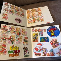 3 Vintage 1990’s Sticker Books Filled With Stickers – Trolls, Sanrio