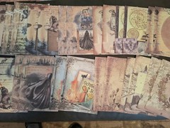 100 PC Ephemera Paper Packs Mystical Magical Notes New