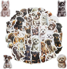 300 Peeking Cats and Dogs Stickers for Kids and Adults, for Crafts and Decor