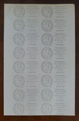 Vintage Sandylion alphabet stickers, unused, matching animal/insect to letter