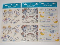 Lot 15 Packs Frances Meyer Stickers: Bug, Train, Splashes, Lunch, Money…SEALED