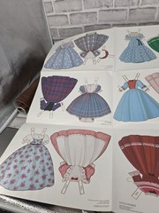 Mixed Scrapbook Junk Journal Shadow Box Lot 8- Paper Dolls – Cardstock/Stamps