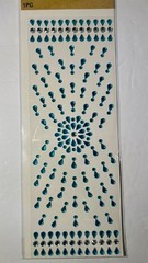 Crafters Square Jewel Border Stickers Title Boarder Gems Pink Blue Lot of 12
