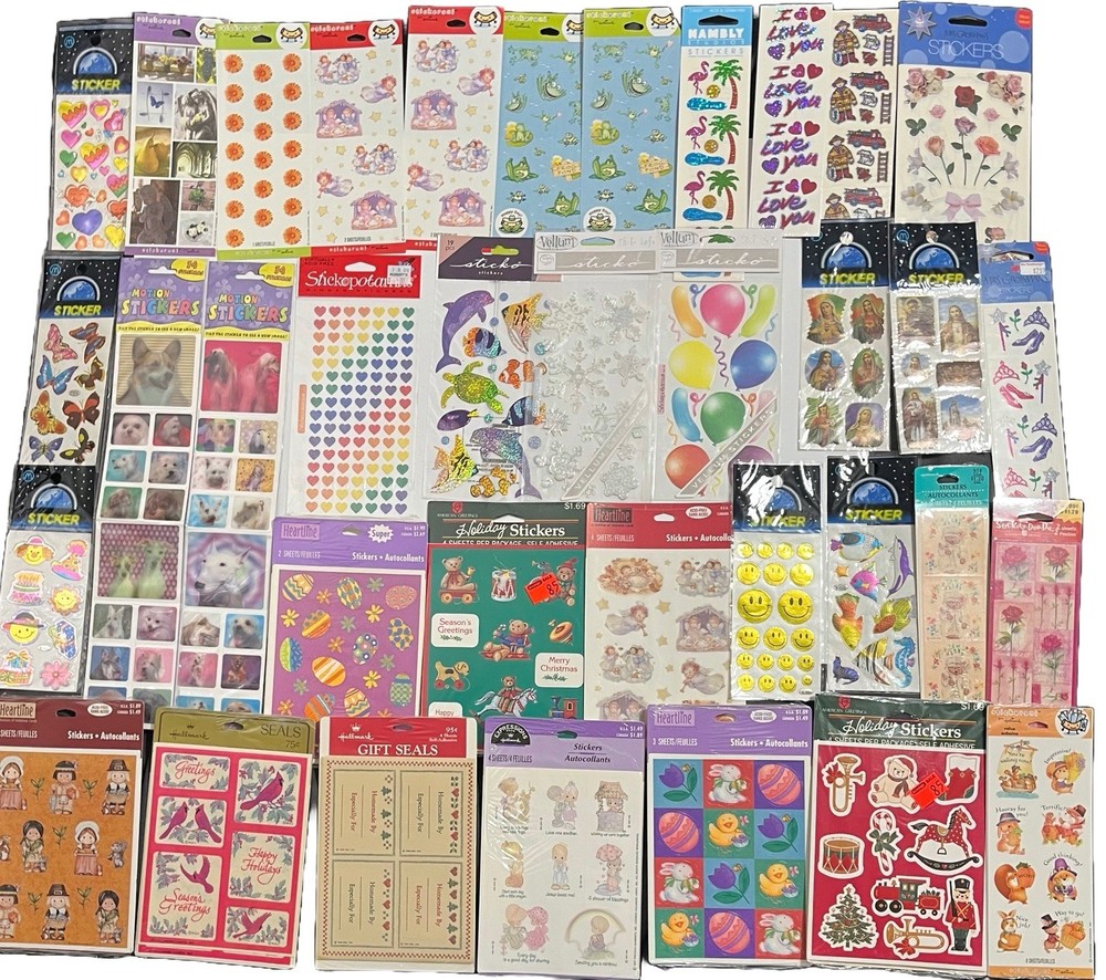 Vintage sticker bundle- new in package