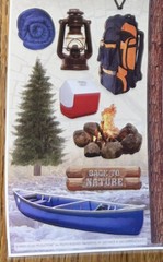 Paper House Hiking The Great Outdoors Camping Canoe Canoeing Tent Squirrel Trees