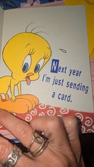 Vintage Hallmark Looney Tunes Tweety Bird Greeting Card Birthday w/Envelope