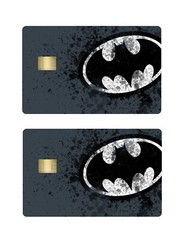 2 Premium Print Batman 4 Credit Debit Card Vinyl Skins Small Chip