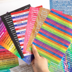 600 Boho Journaling Stickers Vintage Letter Aesthetic Scrapbook Planner Stickers
