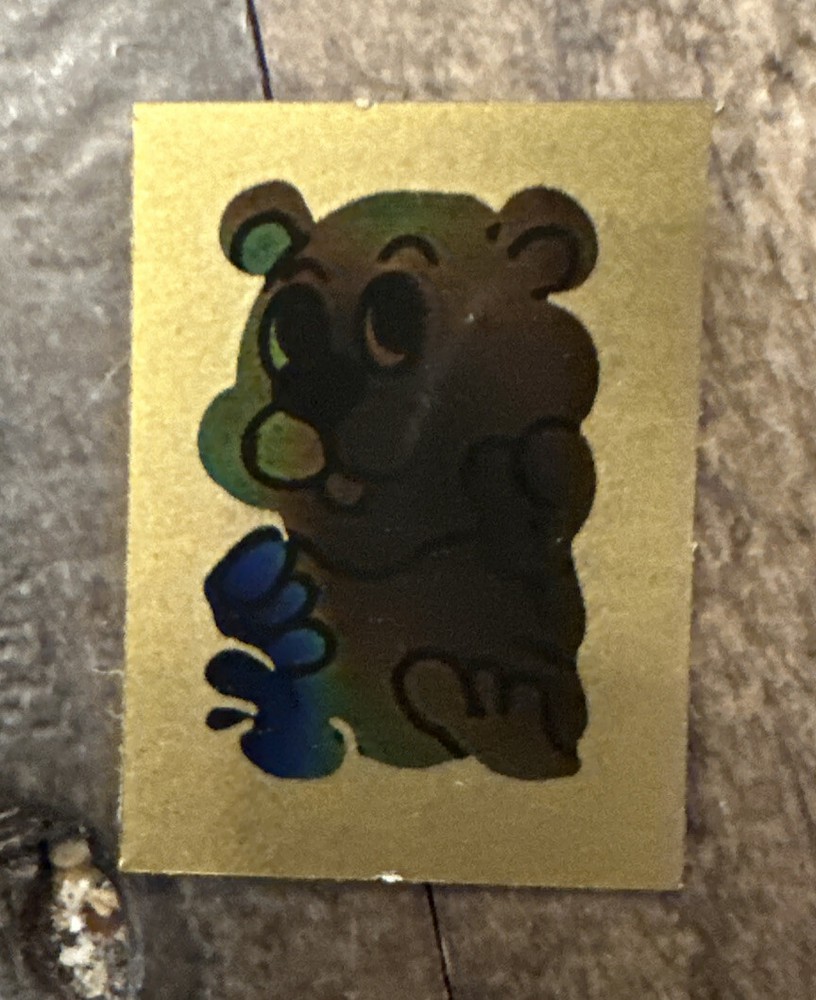 Vintage Mood Sticker, Changes Color With Heat