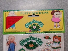 Cabbage Patch Kids 1983 «The Legend Of…» Sealed Style 6 Puffy Stickers Set