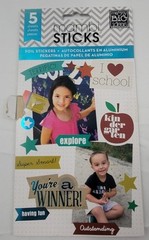 MambiSticks Scrapbook Stickers Teachers School Kindergarten 5 Sheets New