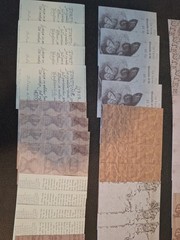 100pc 3 1/4 X 3 1/4 Scrapbook Paper Pack Printer’s Association