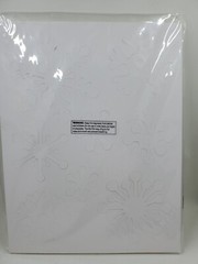 CCP4 Oriental Trading Blank White Chipboard Snowflakes Pack 6 Sheets