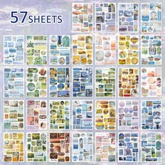 500+ Vintage Washi Stickers & Ephemera for Beautiful Scrapbooking & Journaling