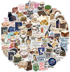200 PCS Book Stickers for Adults,Bookish Stickers for Kindles,Book Journal Stick