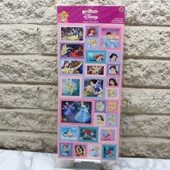 Disney Princess Sandylion 1 Sheet Stickers Stamps Style 12″ x 5.5″ Ariel Belle
