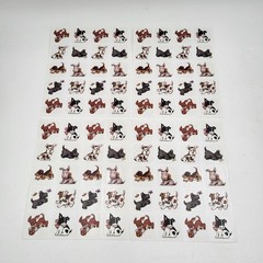 Lots of 4 Assorted Mary Engelbreit Stickers Scottie Dogs-See Pictures!