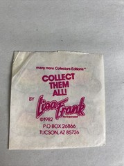 Lisa Frank 1982 Vintage Sticker Sheet Music Note Rainbow 80s